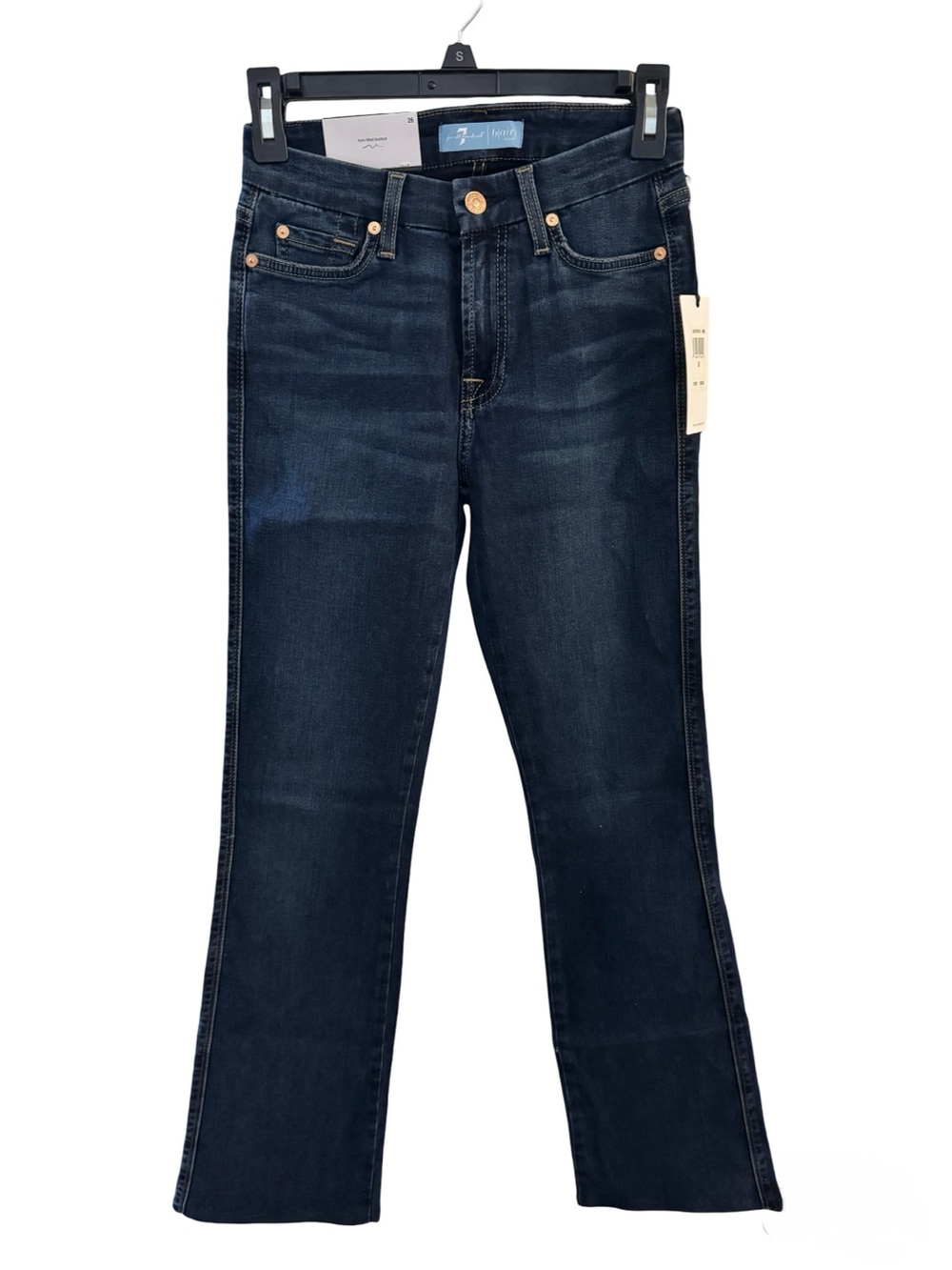 7 For All Mankind Dark Indigo Bootcut Jeans